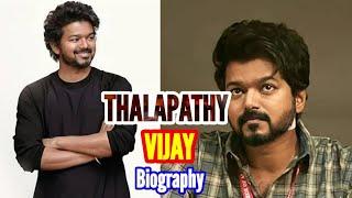 Actor Vijay biography age family wife son daughter height photos movies  thalapathy vijay