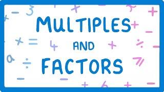 How to find Multiples and Factors  #3