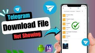 How To Fix Telegram Downloaded Media Files Not Showing  Telegram Downloaded Files Missing 2024