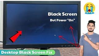 How To Fix Desktop Black Screen Problem 2023  Computer Black Screen Windows 1011