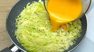 Do you have cabbage and eggs at home? 2 quick easy and delicious cabbage recipes # 264
