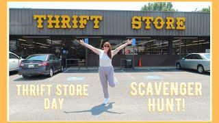 Thrift With Me Thrift Store Day 2021 Thrifting Scavenger Hunt