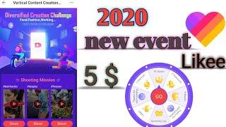 Likee new event  win 5$ beans Diamonds.. Etc  likee app  likee event  likee content creator