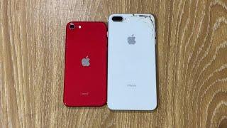 iPhone 8 Plus2017 vs iPhone SE 2020 - Speed Comparison 2024