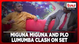 Dr Ofweneke Tonight  Miguna Miguna and PLO Lumumba clash on set 