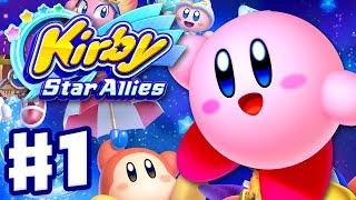 Kirby Star Allies - Gameplay Walkthrough Part 1 - Dream Land 100% Nintendo Switch