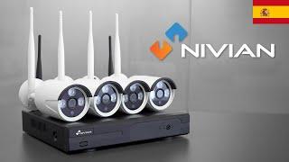 Kit de Videovigiliancia Wifi Nivian para Hogares y Negocios