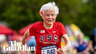 105-year-old sprinter sets world record Stay healthy and keep running