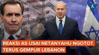 AS Frustasi Netanyahu Tolak Gencatan Senjata dan Ngotot Gempur Lebanon