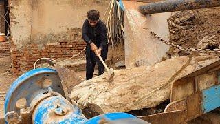 Super Satisfying Stone Crushing Process Massive jaw Breaker Rockey boy Exclusive Crushing#asmrsounds