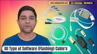 All Types Of Flashing Cables for Mobile Phone Software Work