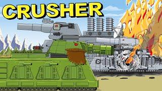 Soviet Crushing Monster Cartoons about tanks