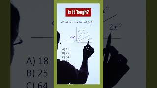 Missing Angles Geometry Problem  Tricky Math Question #maths #math #shorts