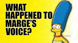 WHAT HAPPENED TO MARGE SIMPSONS VOICE?