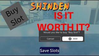 Shinden - MUST WATCH BEFORE BUYING SAVE SLOT