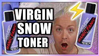 Manic Panic White Virgin Snow Toner Test & Review