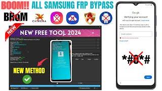 NO BRoM SAMSUNG FRP BYPASS UNLOCK NEW METHOD 2024  ONE CLICK BYPASS TOOL