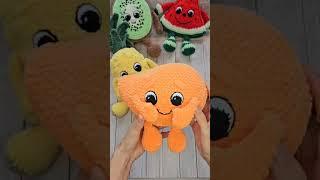 Плюшевые Фрукты по моим Мастер-классам @goozell_toys. Сайт с МК goozelltoys.ru #амигуруми #amigurumi