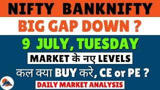 NIFTY PREDICTION FOR TOMORROW 9 JULY 2024  MARKET PREDICTION FOR TOMORROW