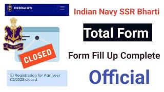 Indian Navy SSR MR Total Form  Form Fill Up Complete  Official  Indian Navy Total Form 