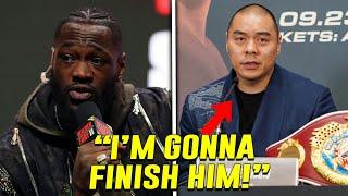 Deontay Wilder VOWS To Knockout Zhilei Zhang ahead of Fight..