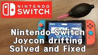 Solved Nintendo Switch joycon controller drifting moving by itself