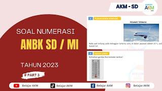 Soal ANBK SDMI Tahun 2023  Soal AKM NUMERASI Kelas 5 SD lengkap Pembahasan dan Kunci jawaban