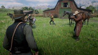 If You Act Normal After Commiting A Crime The Lawmen Will Let You Go Emerald Ranch - RDR2