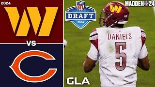 Bears vs. Commanders  Caleb Williams Jayden Daniels  2024 NFL Draft Rosters  Madden 24 PS5