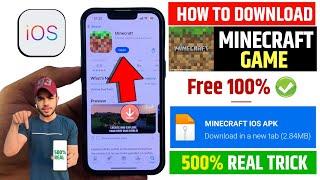 MINECRAFT DOWNLOAD IOS  HOW TO DOWNLOAD MINECRAFT FOR FREE IN IPHONE  MINECRAFT IOS DOWNLOAD FREE