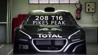 Pikes Peak 2013   Sebastien Loeb w Peugeot 208 T16 Pikes Peak - pierwsza próba