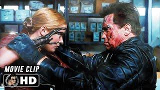 TERMINATOR 3 RISE OF THE MACHINES Clip - T-850 vs. T-X 2003 Sci-Fi Arnold Schwarzenegger