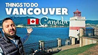  Vancouver Travel Vlog ️ 24 Hrs Exploring Gastown Stanley Park Canada Place and English Bay