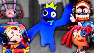 The Amazing Digital Circus Characters Play Rainbow Friends Roblox