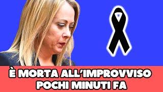  TRAGICO LUTTO PER LA POLITICA ITALIANA È MORTA ALL’IMPROVVISO POCHI MINUTI FA…