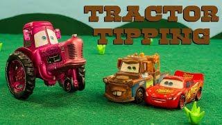 Mater & Lightning McQueen GO Tractor Tipping Disney Pixar Cars Tractors is CLUELESS