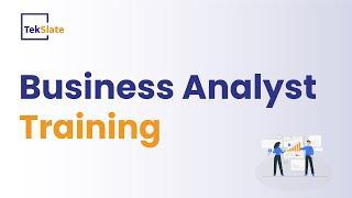 Business Analyst Training  Business Analyst Online Certification Course  Demo Video  - TekSlate