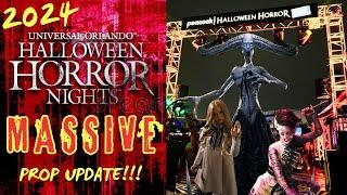 HHN 33  MASSIVE Prop Update  NEW Food Cart Stands Up & MORE  Halloween Horror Nights 2024