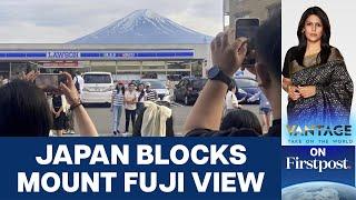 Japan Erects Wall Blocking Mount Fuji View to Ward off Tourists  Vantage with Palki Sharma