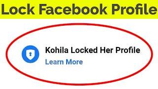 How To Lock Facebook Profile in Android Mobile & ios - This Profile is Locked