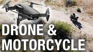 DJI Mavic Air Active Track on a Motorcycle Tutorial and Example