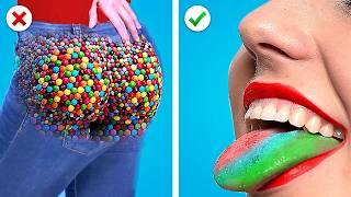 How to Sneak Candy ANYWHERE Amazing Parenting Hacks & Fun Situations