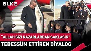 ALLAH Sizi Nazarlardan Saklasın Erdoğan ile Çocuklar Arasında Tebessüm Ettiren Diyalog