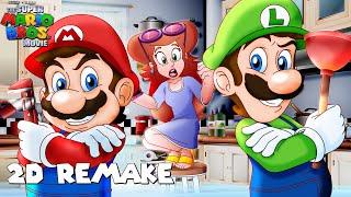  2D Super Mario Bros. Plumbing Commercial REMAKE + COMPARISON