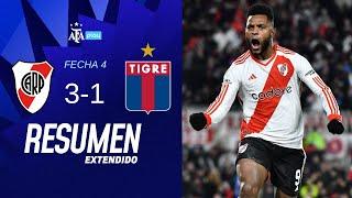 River Plate 3 vs. 1 Tigre #TorneoBetano  Resumen Extendido  Fecha 4