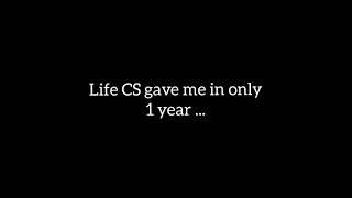 Life CS gave me in only 1 year   My life after becoming CS #mission20k #shorts