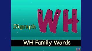 Digraph WH Sound  WH Family Words  Phonics #english #phonics