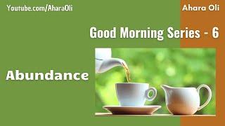 Good Morning 6  Every Morning  2 Minutes Video  7 am IST  for Abundance  Tamil  Ahara Oli