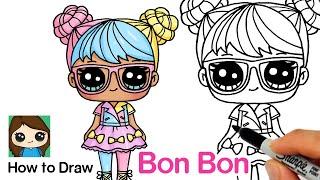 How to Draw Bon Bon  LOL Surprise Dolls