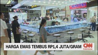 Harga Emas Tembus 14 Juta per Gram